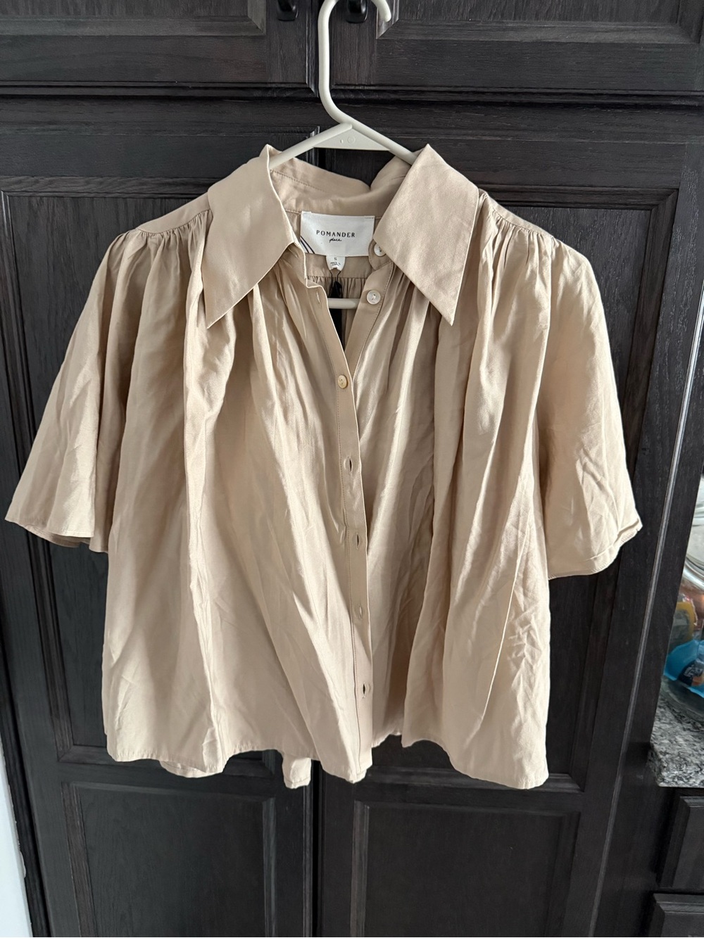 Pomander Place (Tuckernuck) Short-Sleeve Button Front Top